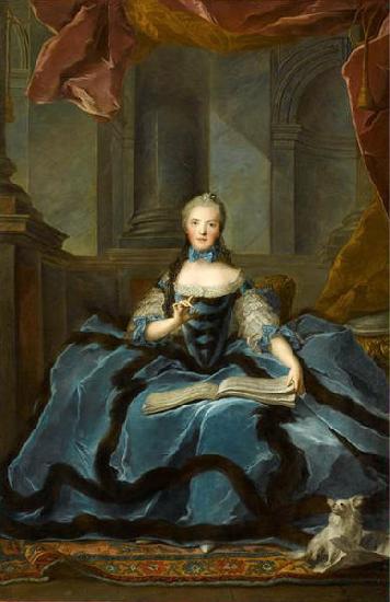 Jjean-Marc nattier Portrait of Marie Adelaide of France oil painting picture